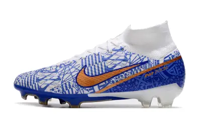 CR7 x Nike Air Zoom Mercurial Superfly 9 Elite FG - Blue/Electric Blue/Gold Accent