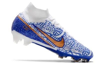 CR7 x Nike Air Zoom Mercurial Superfly 9 Elite FG - Blue/Electric Blue/Gold Accent