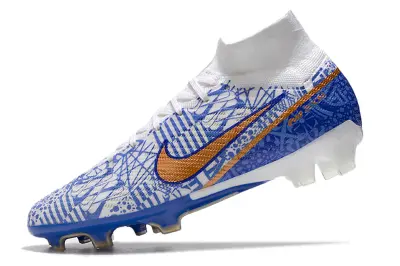 CR7 x Nike Air Zoom Mercurial Superfly 9 Elite FG - Blue/Electric Blue/Gold Accent