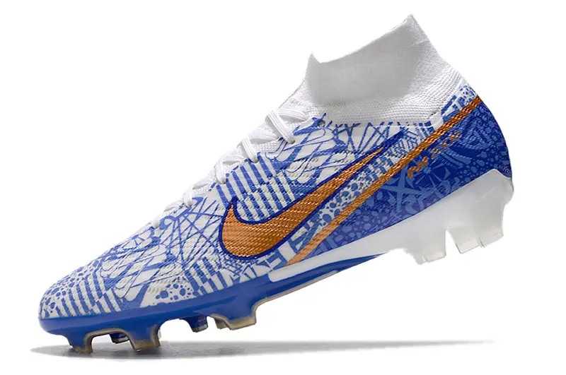 CR7 x Nike Air Zoom Mercurial Superfly 9 Elite FG - Blue/Electric Blue/Gold Accent