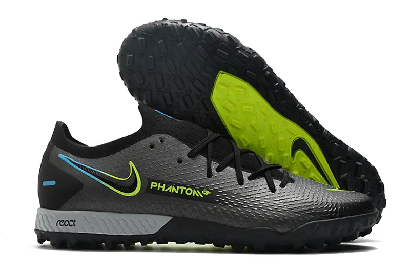 Nike Phantom GT Pro TF - Black/Electric Yellow/Charcoal Grey