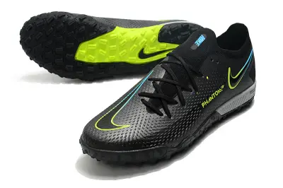 Nike Phantom GT Pro TF - Black/Electric Yellow/Charcoal Grey
