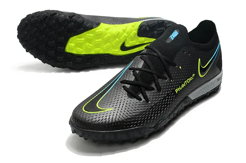 Nike Phantom GT Pro TF - Black/Electric Yellow/Charcoal Grey