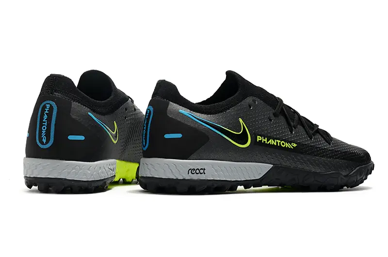 Nike Phantom GT Pro TF - Black/Electric Yellow/Charcoal Grey