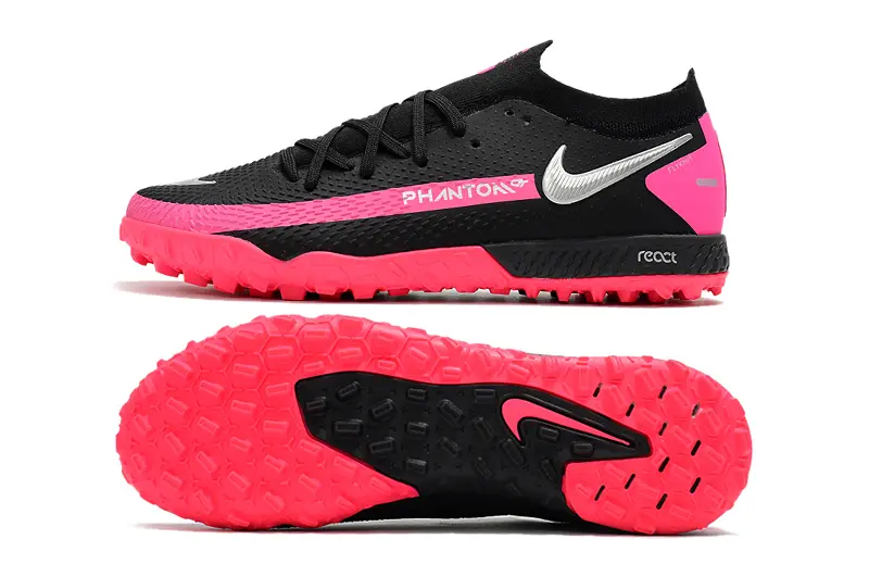 Nike Phantom GT Pro TF - Black/Electric Pink/Charcoal Gray