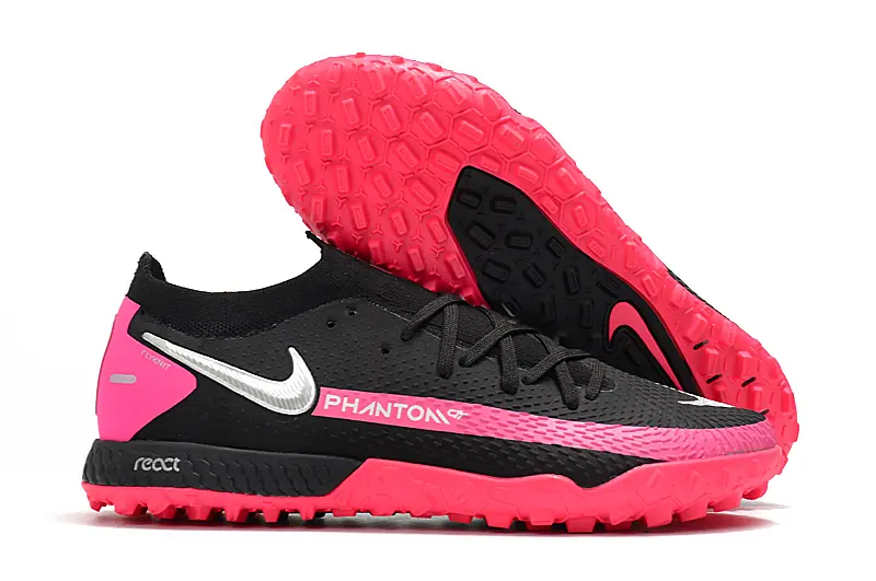 Nike Phantom GT Pro TF - Black/Electric Pink/Charcoal Gray