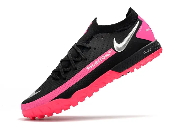 Nike Phantom GT Pro TF - Black/Electric Pink/Charcoal Gray