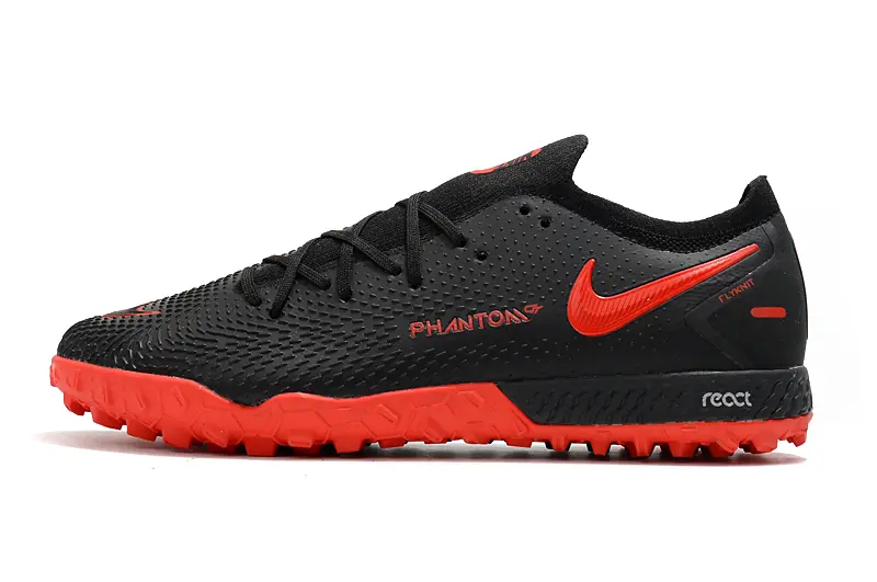 Nike Phantom GT Pro TF - Black/Fiery Red/Carbon Grey