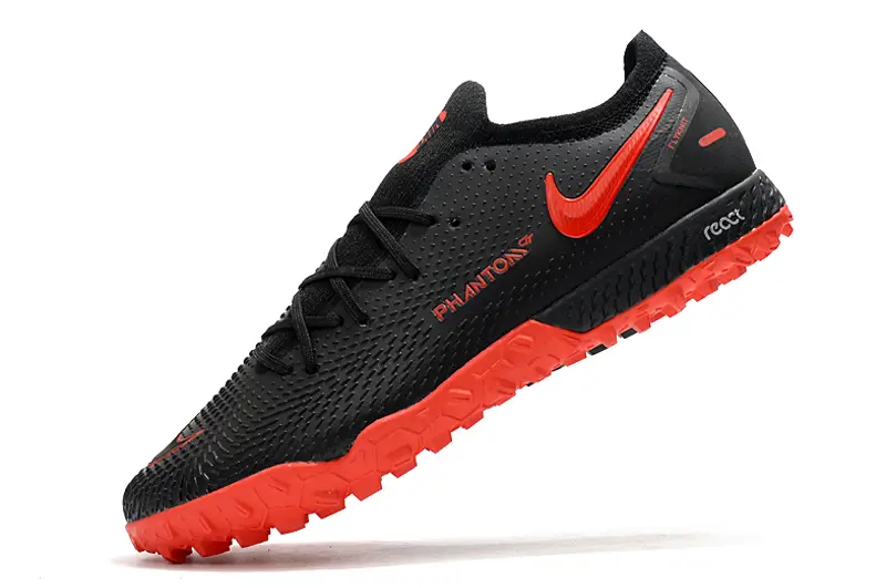 Nike Phantom GT Pro TF - Black/Fiery Red/Carbon Grey