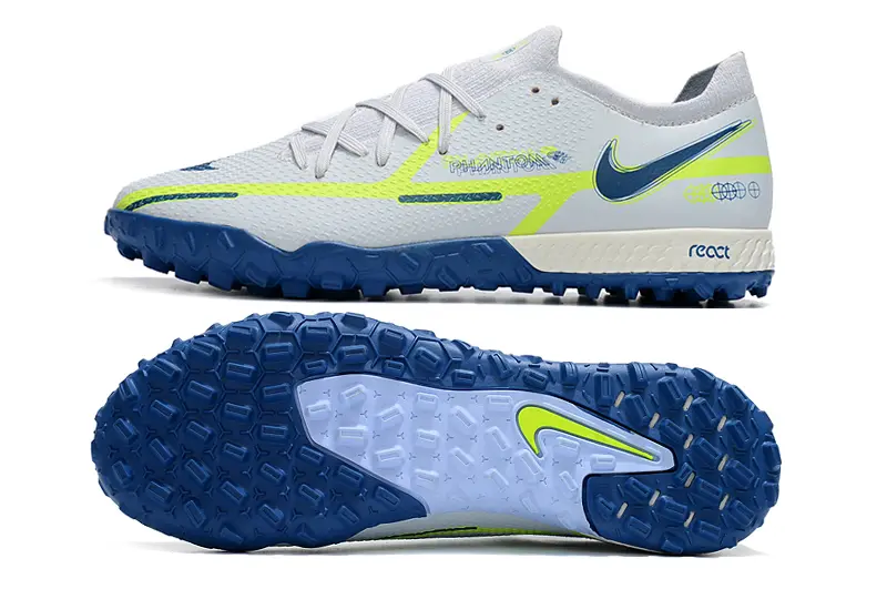Nike Phantom GT Pro TF - White/Neon Green/Cobalt Blue