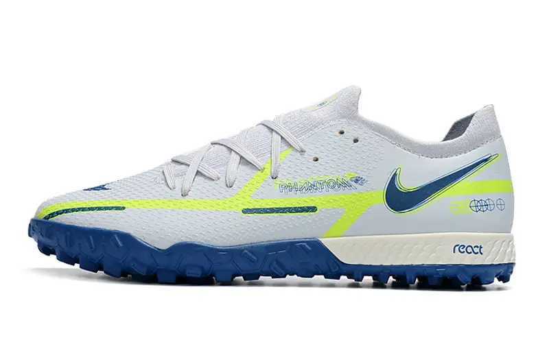 Nike Phantom GT Pro TF - White/Neon Green/Cobalt Blue
