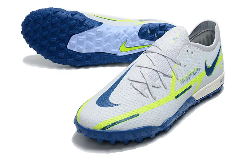 Nike Phantom GT Pro TF - White/Neon Green/Cobalt Blue