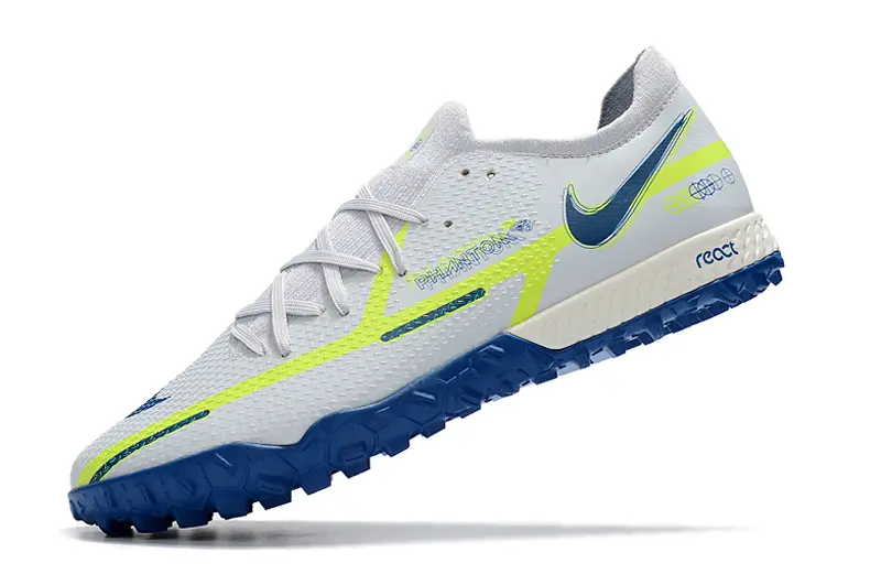 Nike Phantom GT Pro TF - White/Neon Green/Cobalt Blue
