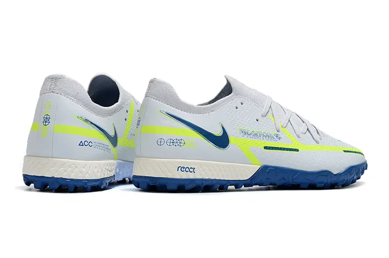 Nike Phantom GT Pro TF - White/Neon Green/Cobalt Blue