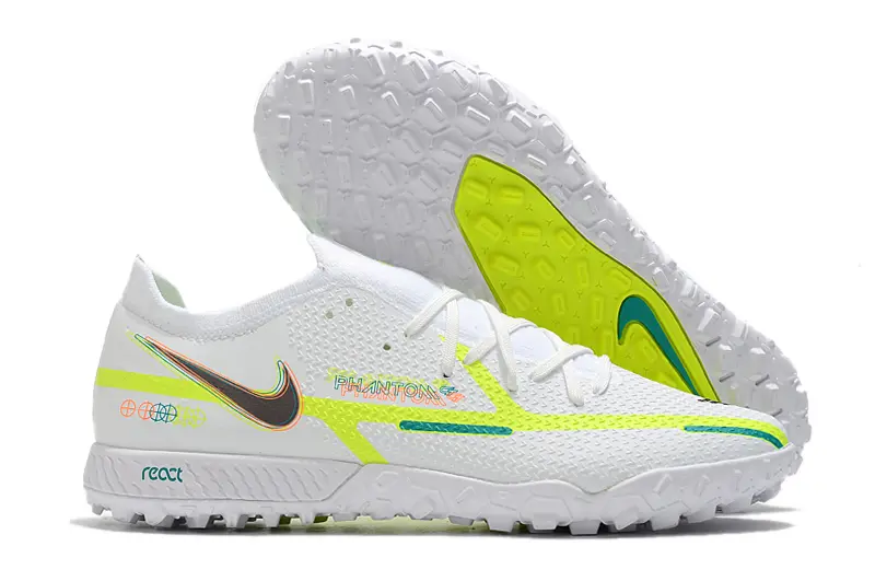 Nike Phantom GT Pro TF - White/Lime Green/Black