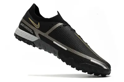 Nike Phantom GT Pro TF - Black/Metallic Gold/Gray