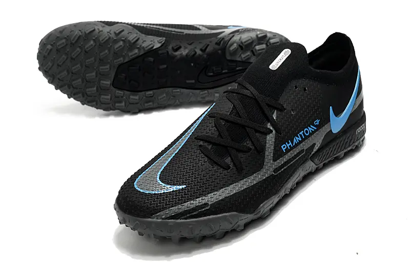 Nike Phantom GT Pro TF - Black/Sky Blue/Graphite Gray