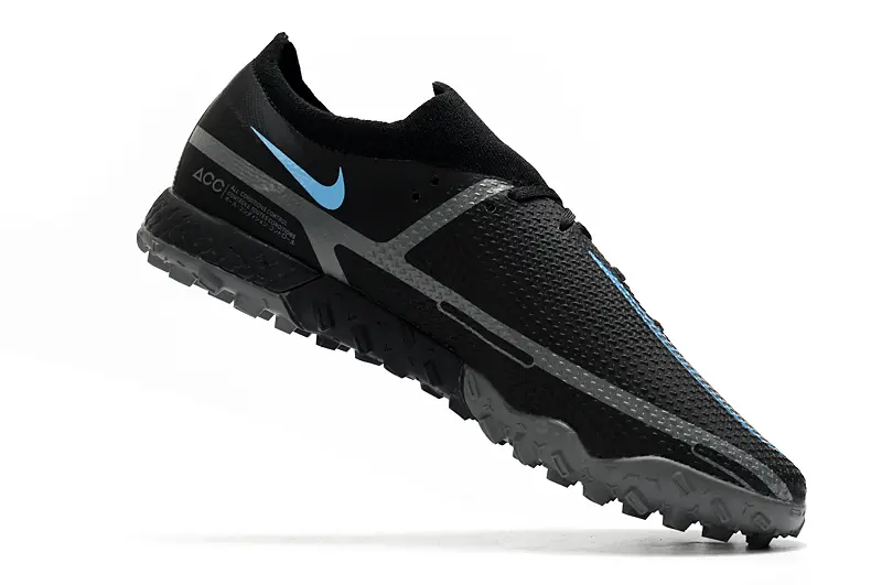 Nike Phantom GT Pro TF - Black/Sky Blue/Graphite Gray