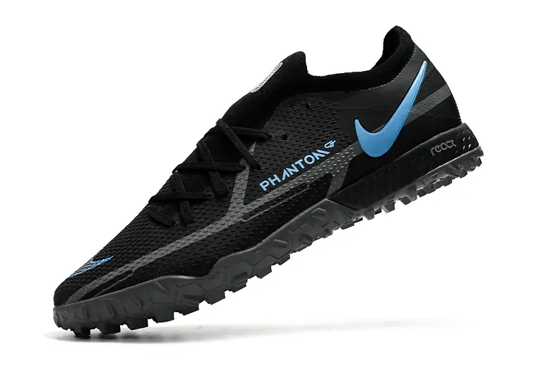 Nike Phantom GT Pro TF - Black/Sky Blue/Graphite Gray