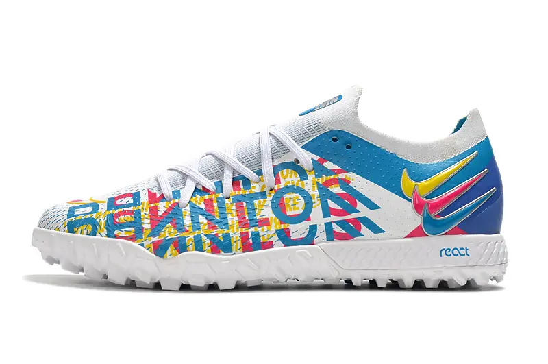 Nike Phantom GT Pro TF - White/Sky Blue/Neon Yellow