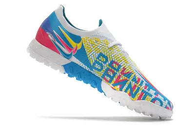Nike Phantom GT Pro TF - White/Sky Blue/Neon Yellow
