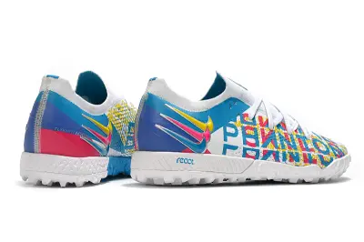 Nike Phantom GT Pro TF - White/Sky Blue/Neon Yellow