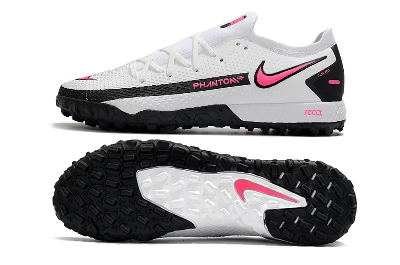 Nike Phantom GT Pro TF - White/Pink Highlight/Black Accents