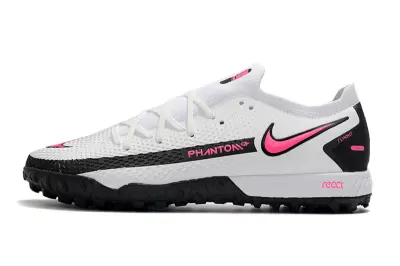 Nike Phantom GT Pro TF - White/Pink Highlight/Black Accents
