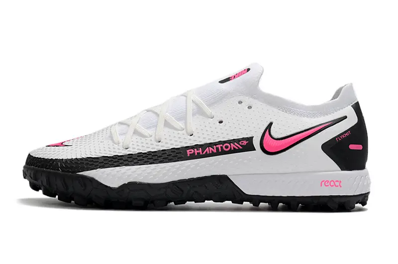 Nike Phantom GT Pro TF - White/Pink Highlight/Black Accents