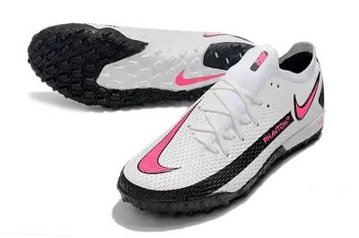 Nike Phantom GT Pro TF - White/Pink Highlight/Black Accents