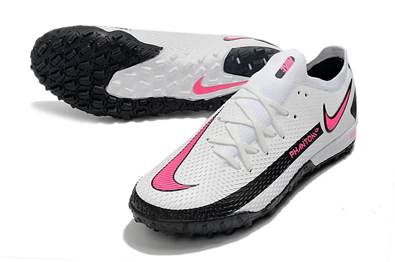 Nike Phantom GT Pro TF - White/Pink Highlight/Black Accents