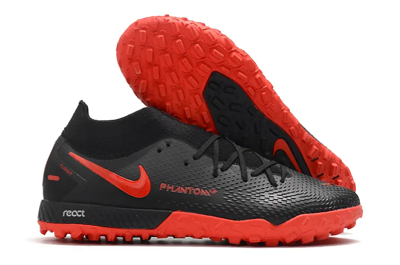 Nike Phantom GT Pro TF - Black/Bright Red/Dark Graphite