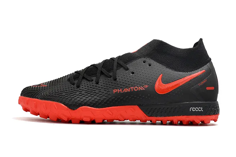 Nike Phantom GT Pro TF - Black/Bright Red/Dark Graphite