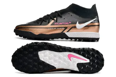 Nike Phantom GT Pro TF - Black/Metallic Bronze/Pink Blast