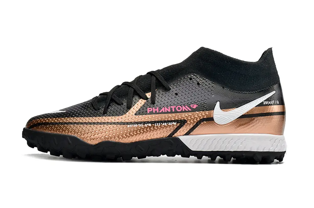 Nike Phantom GT Pro TF - Black/Metallic Bronze/Pink Blast