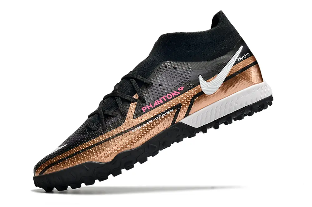 Nike Phantom GT Pro TF - Black/Metallic Bronze/Pink Blast