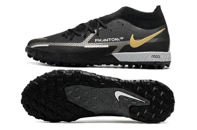 Nike Phantom GT Pro TF - Black/Gold Shadow/Silver Accent