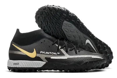 Nike Phantom GT Pro TF - Black/Gold Shadow/Silver Accent