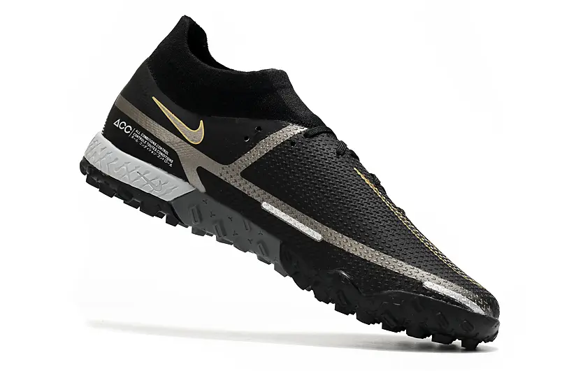 Nike Phantom GT Pro TF - Black/Gold Shadow/Silver Accent