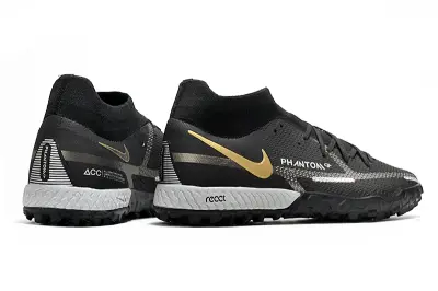 Nike Phantom GT Pro TF - Black/Gold Shadow/Silver Accent