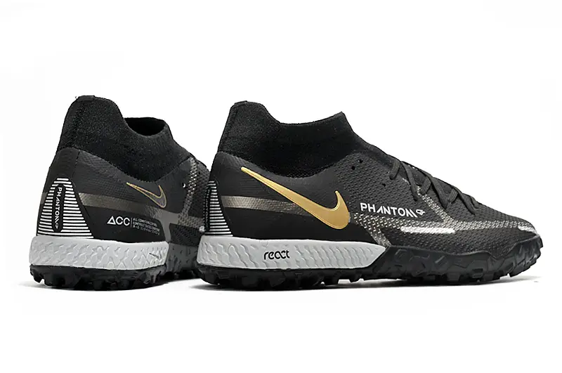 Nike Phantom GT Pro TF - Black/Gold Shadow/Silver Accent