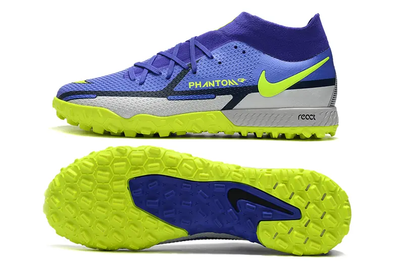 Nike Phantom GT Pro TF - Purple/Neon Yellow/Light Gray