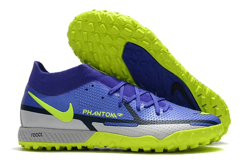 Nike Phantom GT Pro TF - Purple/Neon Yellow/Light Gray