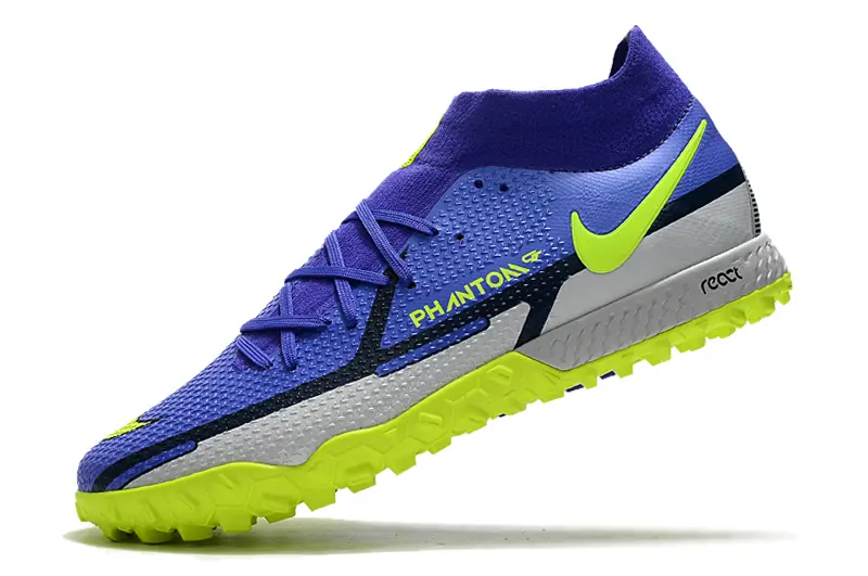 Nike Phantom GT Pro TF - Purple/Neon Yellow/Light Gray