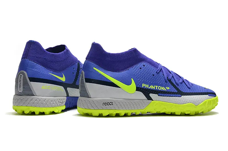 Nike Phantom GT Pro TF - Purple/Neon Yellow/Light Gray