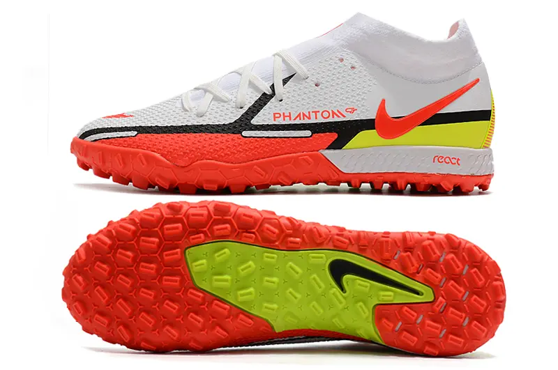 Nike Phantom GT Pro TF - White/Fiery Red/Lime Green