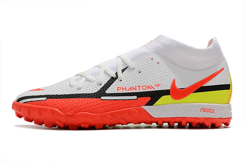 Nike Phantom GT Pro TF - White/Fiery Red/Lime Green