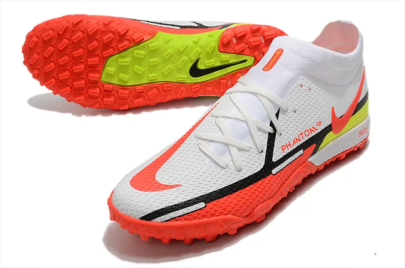 Nike Phantom GT Pro TF - White/Fiery Red/Lime Green