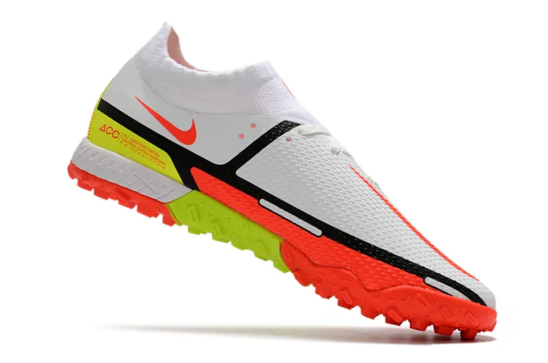 Nike Phantom GT Pro TF - White/Fiery Red/Lime Green