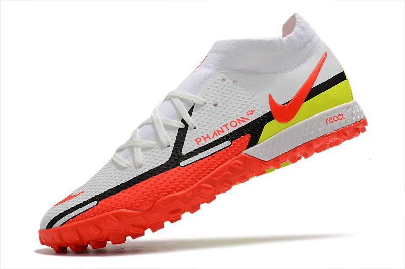 Nike Phantom GT Pro TF - White/Fiery Red/Lime Green